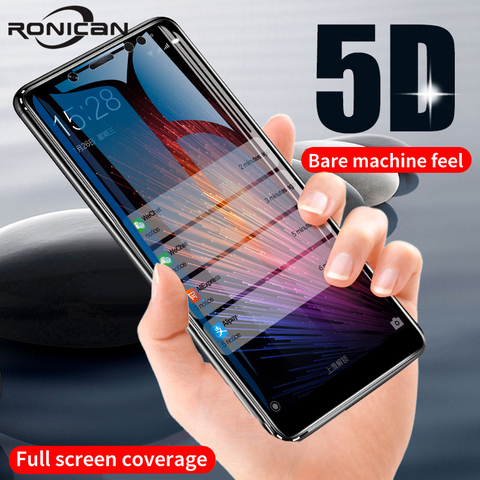 Protector de pantalla de vidrio templado 5D para móvil, cubierta completa para Xiaomi Mix3 Mi 5X 6X Mi8 Lite Mi8 SE F1, Redmi Note 4X 6 6A Note 5 6 Pro S2 ► Foto 1/6