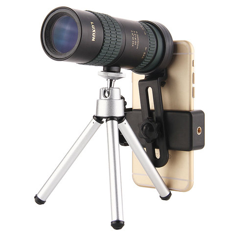 Monocular 8-24x30 Zoom telescopios de alta potencia FMC BAK4 prisma lente bolsillo elástico con trípode caza óptico Original Luxun ► Foto 1/1
