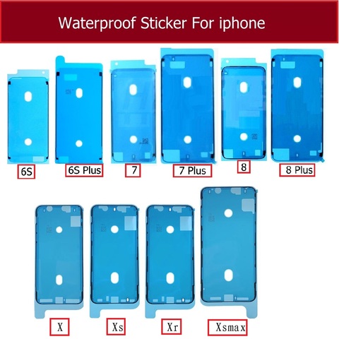 Cinta adhesiva para iphone 6S 7 8 plus X XS MAX XR, pegatina impermeable para pantalla táctil LCD ► Foto 1/6