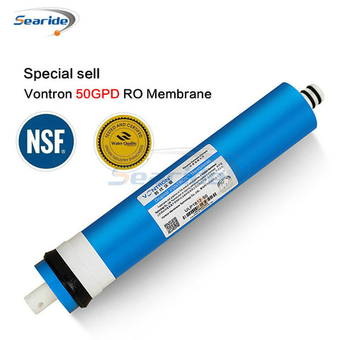 Vontron, 50 Gpd, membrana RO para purificador de filtro de agua de 5 etapas, tratamiento de ósmosis inversa, sistema certificado por NSF/ANSI, envío gratuito ► Foto 1/6