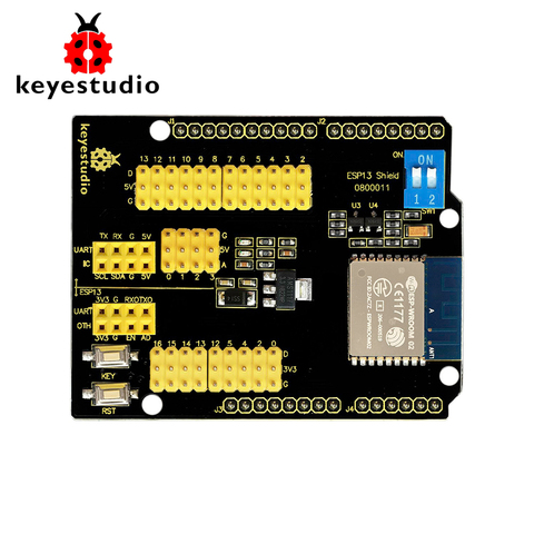 ¡Nuevo! Keyestudio ESP8266 Web cortar Serial Wifi Shield de expansión para ESP-13 para Arduino UNO ► Foto 1/6
