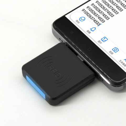 Mini lector de tarjetas de identificación RFID portátil, 125KHz, tarjeta inteligente EM, USB, compatible con lector Win8/Android/OTG, teléfono inteligente, envío gratis ► Foto 1/6