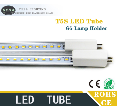 Tubo Led T5 de 8W, 9w, 2 pies, G5, 530mm, 560mm, conductor incorporado, tubo fluorescente de repuesto, Bombilla CA 110-277V, 2 uds. ► Foto 1/6