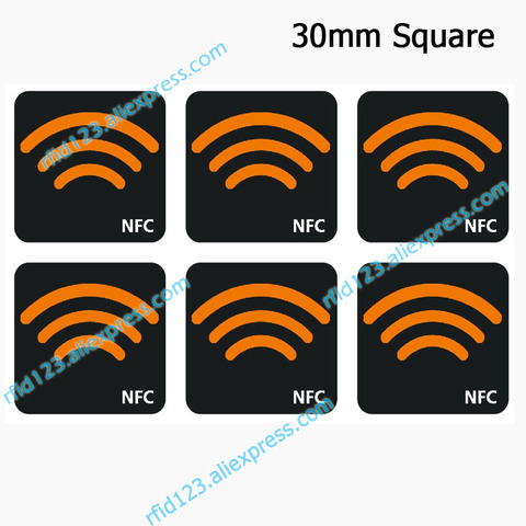 Etiqueta Adhesiva NFC Ntag213, 13,56 MHz, NTAG 213, etiqueta Universal RFID, con memoria de 144 bytes ► Foto 1/6