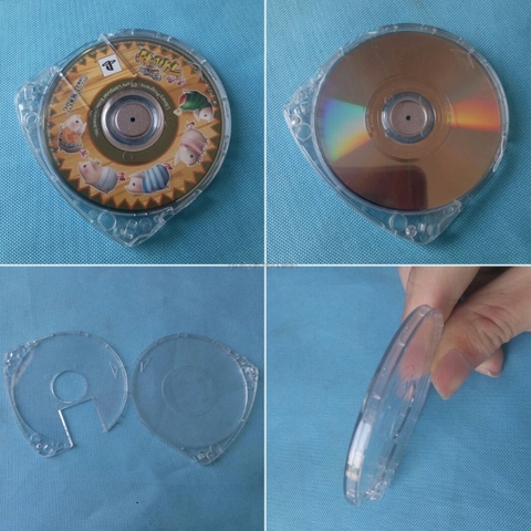 Caja de almacenamiento de disco de juego transparente, caparazón de almacenamiento, 1 reemplazo para PC, PSP, UMD ► Foto 1/6