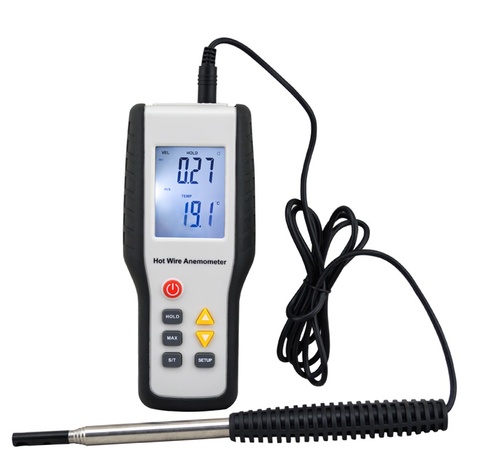 Anemómetro Digital portátil de alta sensibilidad, anemómetro térmico sensible al calor, HT-9829 ► Foto 1/6