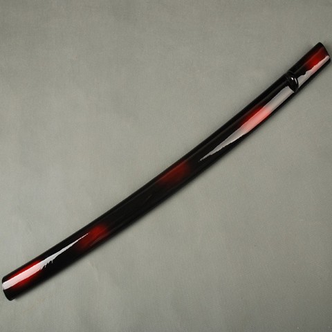 Funda SAYA de madera coloreada roja y negra para espada samurái japonesa Katana bonito regalo SYQ16 ► Foto 1/5