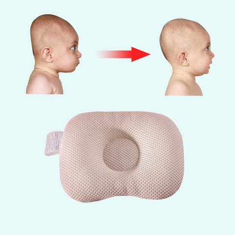 Sunveno-almohada transpirable para bebé, almohada de cóncavo para recién nacido, cojín moldeador, previene la cabeza plana ► Foto 1/6