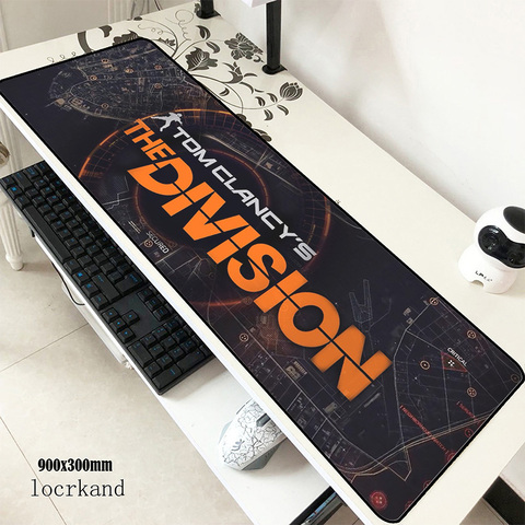 Tom clancy's the division mats-alfombrillas estéticas de 900x300x3mm para teclado almohadilla de ratón para juegos, alfombrilla para ratón Indie Pop para ordenador portátil para jugador padmouse ► Foto 1/5