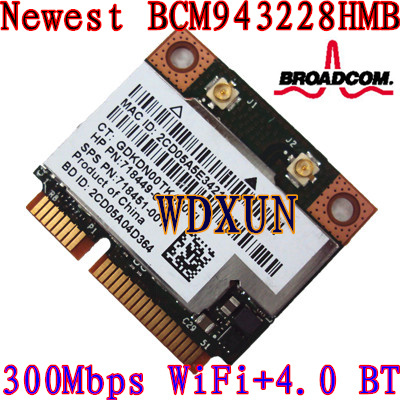 Broadcom Dw1530 Bcm943228hm4l 300m Notebook N inalámbrico Mini Pcie medio tarjeta Wifi para Dell 300mbps 802,11 abgn módulo interno ► Foto 1/3