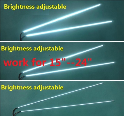 1 Unidades = 7 $5 Unidades = 22 $ luz ajustable LED backlight kit 540mm, trabajo para 15 