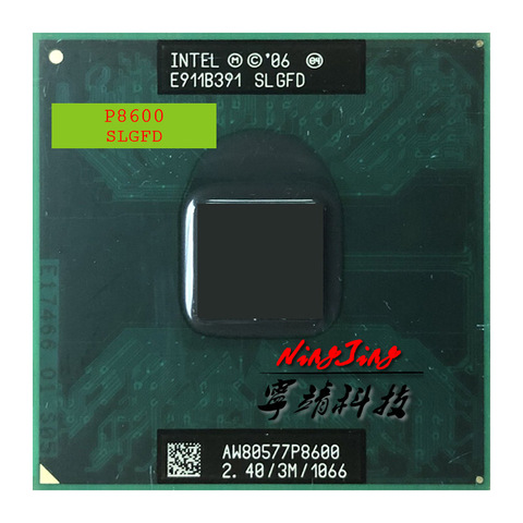 Procesador Intel Core 2 Duo P8600 SLB3S SLGA4 SLGFD 2,4 GHz Dual-Core Dual-Thread CPU procesador 3M 25W Socket P ► Foto 1/1