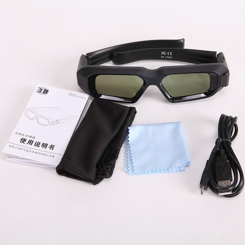 Gafas 3D con obturador por Bluetooth y RF, dispositivo recargable por usb, para proyector EPSON TW5200/2017/6600/5300, nueva versión de lujo, 5210/5350 ► Foto 1/1