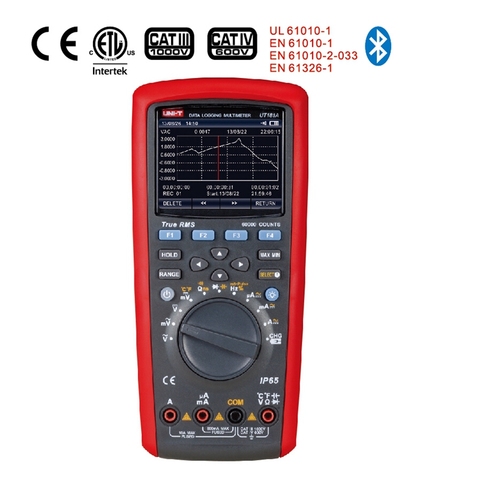 Uni-T UT181A multímetro Digital de verdadero valor eficaz Rms de registro de datos DMM tapa temperatura medidor UT-181A ► Foto 1/6