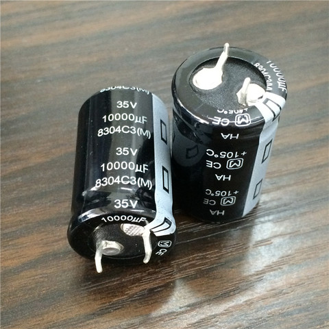2 uds 10000uF 35V de la serie HA de 22x35mm 35V10000uF Snap-en PSU condensador electrolítico de aluminio ► Foto 1/2