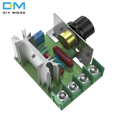 Regulador de voltaje AC 220V 2000W SCR, atenuadores de atenuación, controlador de velocidad, termostato, módulo regulador de voltaje electrónico ► Foto 1/6