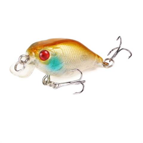 Uds 4,3g 4,5 cm crankbait Señuelos de pesca de plástico crankbait duro artificial atraer perca pesca, aparejos de pesca wobbler ► Foto 1/6