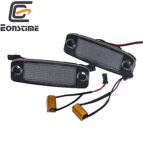 Eonstime 2 uds LED para matrícula de coche luces 12V SMD lámpara LED de matrícula bombilla Kit para Hyundai Sonata YF 10MY GF 10 ► Foto 1/6