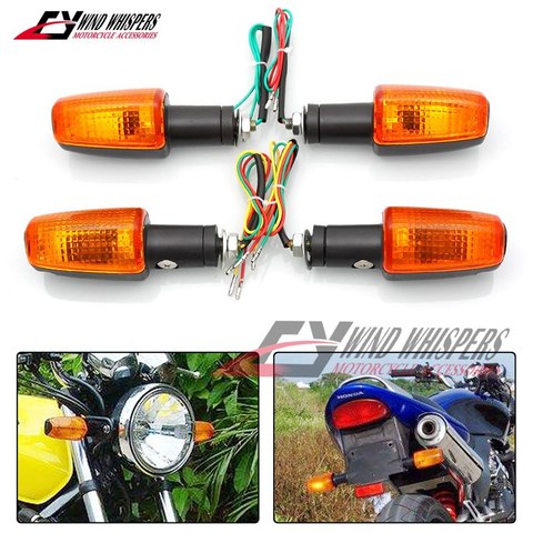 1 par de señal de señalización luces lámpara de señal para Honda CB400 SuperFour 1992-1998 CB250 Hornet Jade VT250 VTR250 CB-1 400 ► Foto 1/6