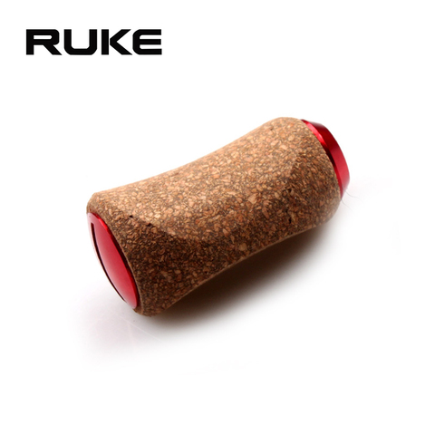 RUKE-mango de carrete de pesca, perilla de Madera Suave de goma para carrete Daiwa Shimano, accesorio de mango artesanal, envío gratis ► Foto 1/5