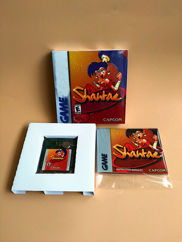 Tarjeta de juego de 8 bits: Shantae (caja + Manual + cartucho!) ► Foto 1/1