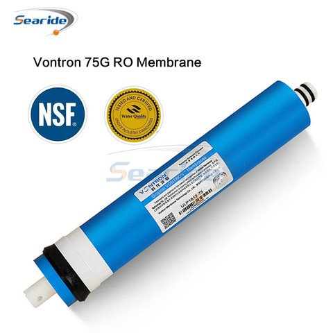 Vontron-membrana RO 75 Gpd para filtro de agua, tratamiento purificador, sistema de ósmosis inversa NSF nacional OVERSEA, envío gratuito ► Foto 1/6