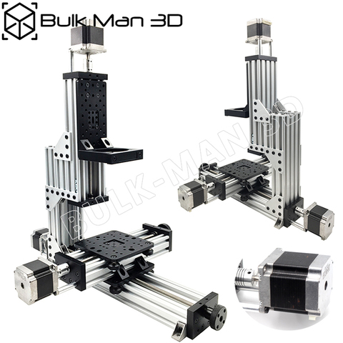 Miniminill-Kit mecánico de máquina CNC, Kit CNC de escritorio de 3 ejes con motores paso a paso Nema 23 de 175 oz * in ► Foto 1/6