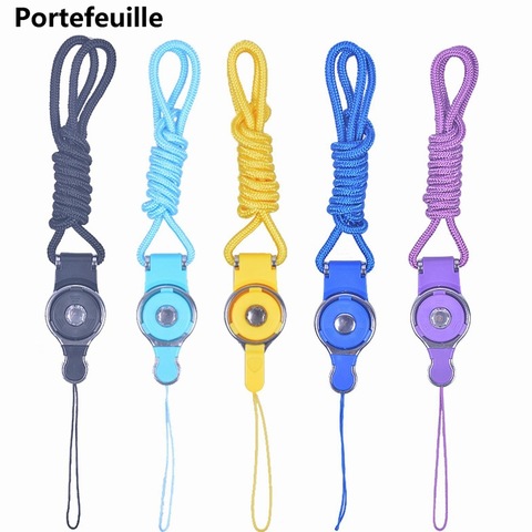 Portefeulle correa de cuello largo desmontable para llavero id badge holder Xiaomi mi 5 mi5 iPhone 7 6 keycord teléfono móvil cordones ► Foto 1/6