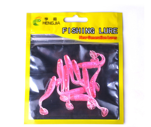 Señuelos blandos fáciles de combinar, 5cm, 0,6g, Swimbaits, señuelo de gusano para pesca, cebo Artificial para carpa, pesca de océano, 10 Uds., SO041 ► Foto 1/6