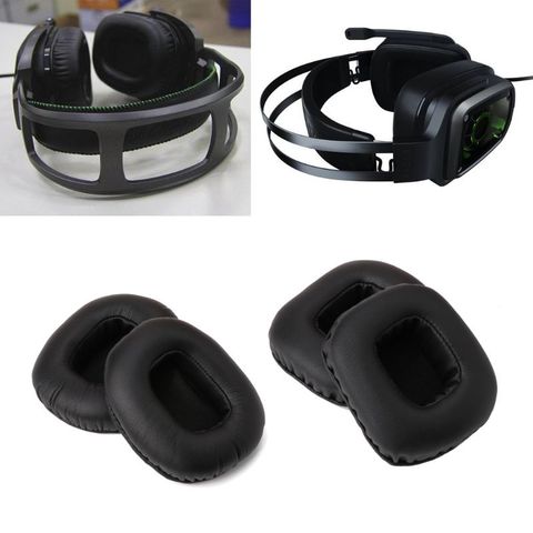 Recambio de almohadillas Eapads para auriculares Razer Tiamat, por encima de los Juegos de PC de sonido envolvente, 7,1/2,2 ► Foto 1/6