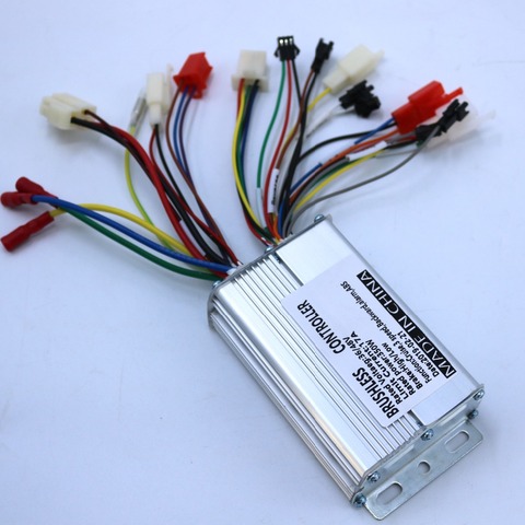 Controlador de Motor BLDC para bicicleta eléctrica, 350W, 36/48V, 17A ► Foto 1/4