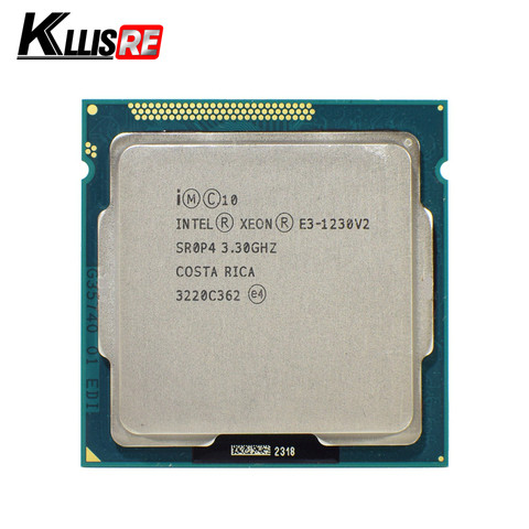 Intel Xeon E3 1230 V2 3,3 GHz SR0P4 8M Quad Core LGA 1155 CPU E3-1230 V2 procesador cpu ► Foto 1/1