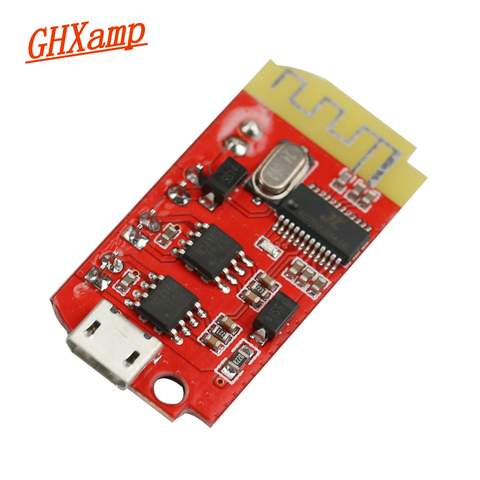 GHXAMP estéreo Buletooth amplificador Placa de altavoz 5 W * 2 USB tarjeta de sonido Mini amplificadores 3,7-5 V Litio batería Bluetooth 5,0 ► Foto 1/6