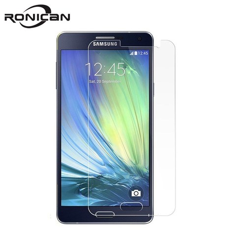 RONICAN de vidrio templado para Samsung Galaxy A3 A5 A7 A710F Protector de pantalla película protectora A300F A500F A700F A700 2015 ► Foto 1/6