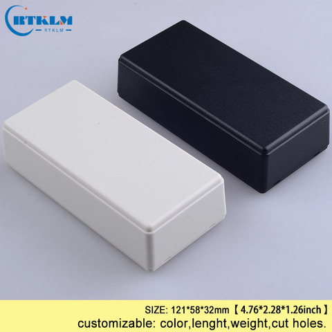 Caja electrónica de plástico pequeña para bricolaje caja de conexiones abs, caja de altavoz personalizado, caja de distribución eléctrica de 121x58x32mm ► Foto 1/6