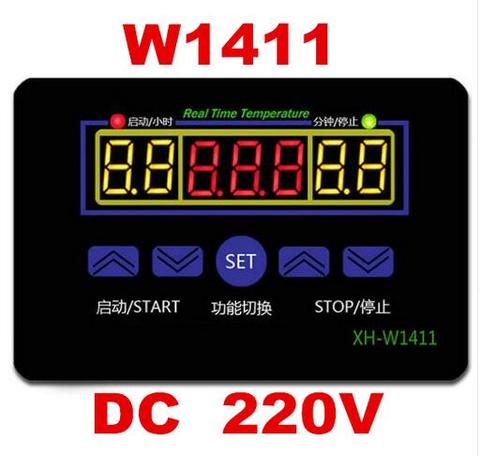 Controlador de temperatura Digital LED W1411 AC 220V 10A, termostato, Sensor de interruptor de Control para invernaderos, cría de animales acuáticos ► Foto 1/5