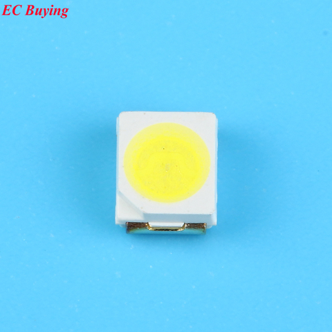 1210 unids Ultra brillante 3528 LED SMD blanco Chip superficie montaje 20mA 7-8LM diodo emisor de luz LED 100 SMT lámpara de luz ► Foto 1/4