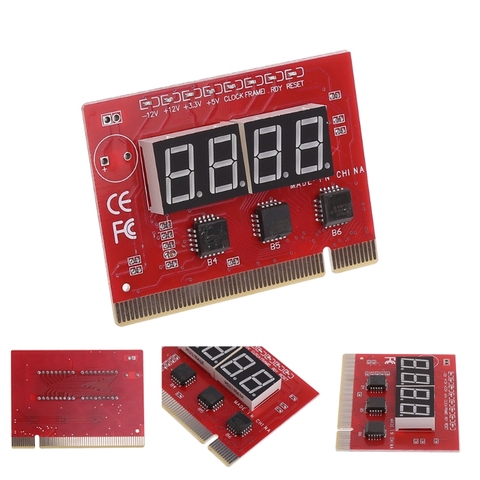 Computadora, análisis PCI tarjeta postal placa base LED 4 dígitos prueba de diagnóstico Analizador de PC red Kit de herramienta de la reparación de la nueva ► Foto 1/6