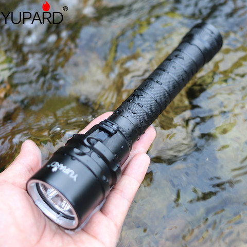 YUPARD-linterna led para buceo de 4000 lúmenes, XM-L2, 3 x L2, impermeable, ropa interior, lámpara super T6, luz blanca y amarilla ► Foto 1/6