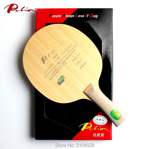 Palio-Hoja de carbono oficial para tenis de mesa, raqueta de ataque rápido con lazo con luz ► Foto 1/6