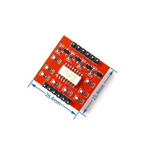 Módulo IC de 4 canales para placa de expansión Arduino, optoacoplador de nivel alto y bajo, aislamiento de 4 canales, TLP281 ► Foto 1/2