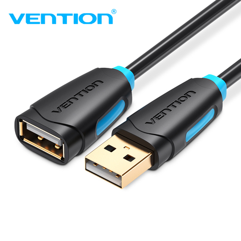 Vention-Cable de extensión USB 2,0 macho a hembra, Cable de datos USB de supervelocidad para PC, teclado, impresora, ratón, ordenador ► Foto 1/6