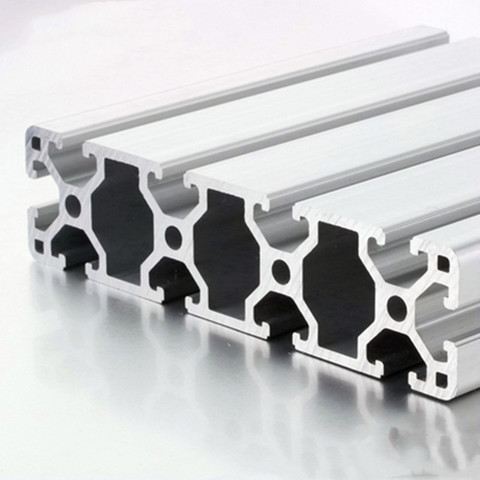 Marco de aleación de aluminio industrial, perfil de impresión 3D CNC estándar europeo de corte aleatorio de 100-600mm ► Foto 1/1