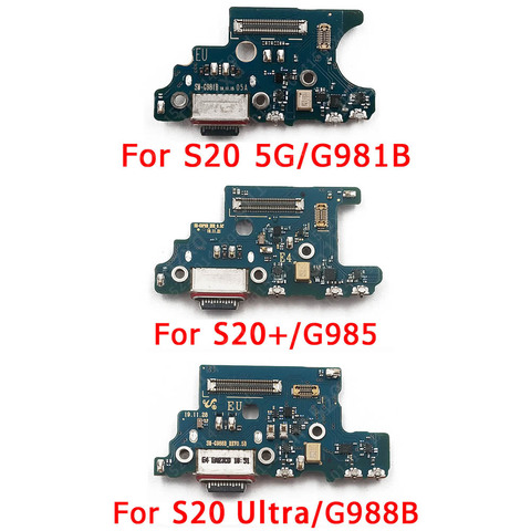 Puerto de carga Original para Samsung Galaxy S20 5G Plus, placa de carga Ultra, conector USB, toma de micrófono, piezas de repuesto de reparación ► Foto 1/4