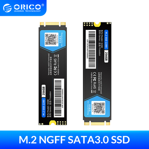 ORICO M.2 SATA SSD 128GB 256GB 512GB 1TB M2 NGFF SSD M.2 2280 mm disco duro interno de estado sólido para ordenador portátil de escritorio ► Foto 1/6