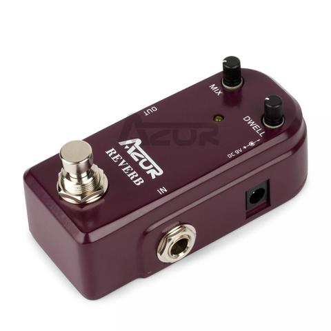 AZOR AP311 Reverb Mini Pedal de efecto de guitarra, Reverb Mini Pedal de guitarra 9V, partes de guitarra, accesorios, efecto de Pedal de reverberación ► Foto 1/6