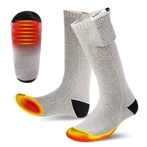 Calcetines térmicos eléctricos con batería recargable, calentadores  térmicos de invierno para hombres y mujeres