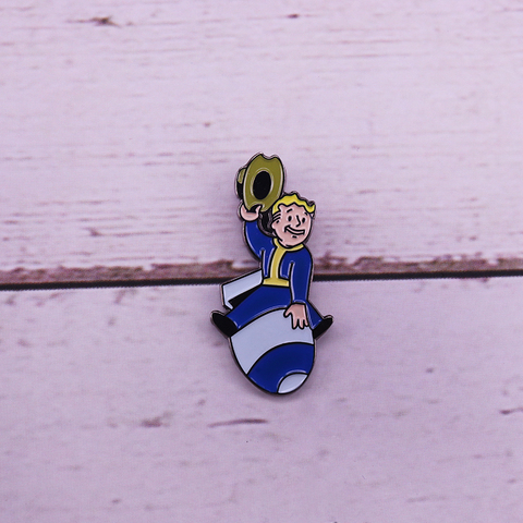 Fallout 4-pin esmaltado para cosplay, broche de juego ► Foto 1/2