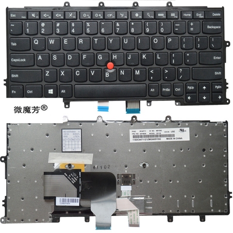 Teclado para portátil LENOVO, para Thinkpad X230S, X240, X240S, X250, X250S, x240i, X270, X260S, sin retroiluminación, US/RU/SP/JP/AR ► Foto 1/6