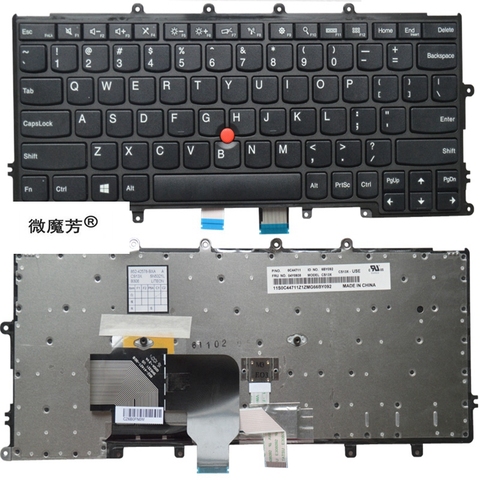 Teclado para portátil LENOVO, para Thinkpad X230S, X240, X240S, X250, X250S, x240i, X270, X260S, sin retroiluminación, US/RU/SP/JP/AR ► Foto 1/6